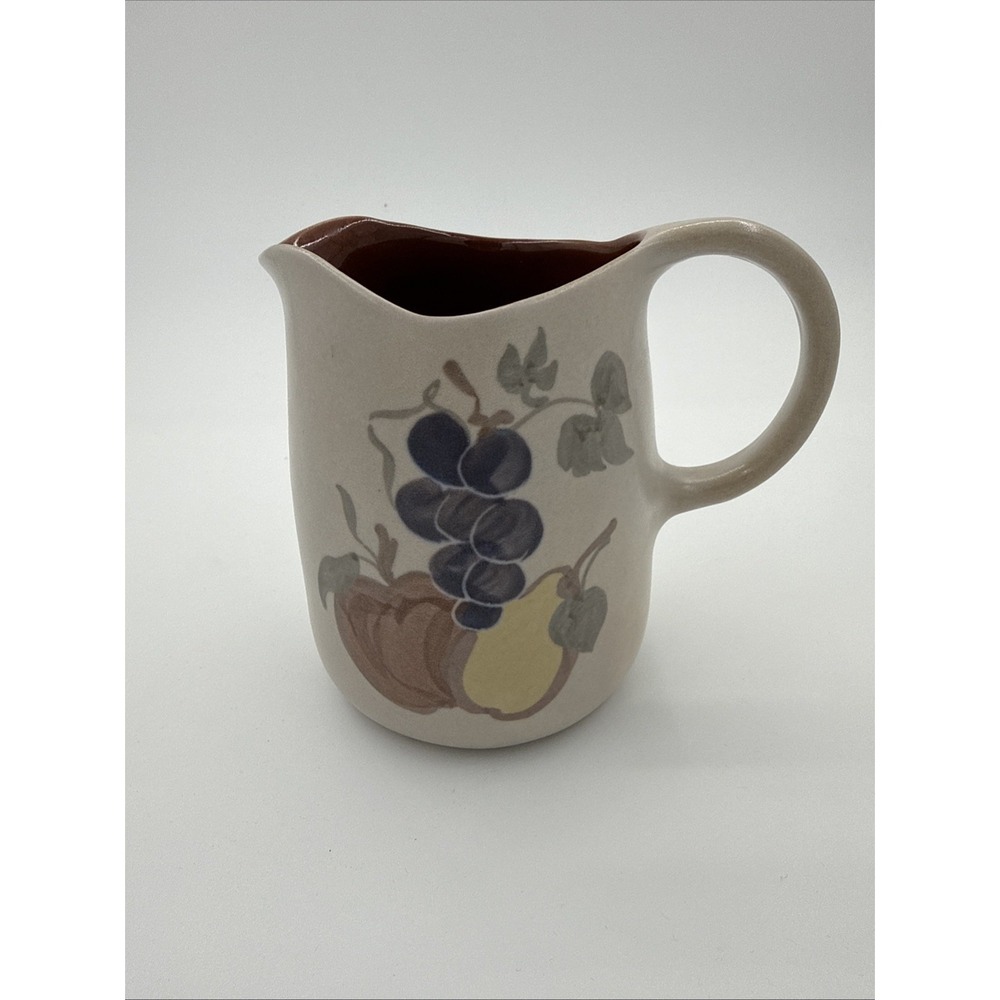 Vintage Chatham Potters Country Harvest Stoneware Pitcher
